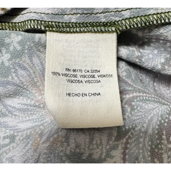 Kachel ANTHROPOLOGIE Mixed Leopard Floral Print Peasant Blouse Size 24 NWT - Picture 8 of 8